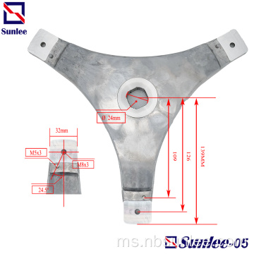 Mesin basuh Plat Segitiga Segitiga